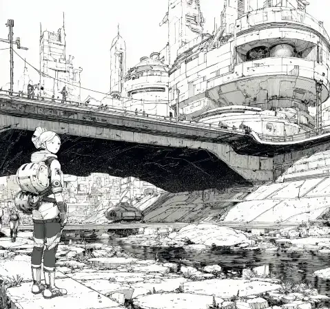 都市职场方向漫画封面，画面为夜间写字楼灯光